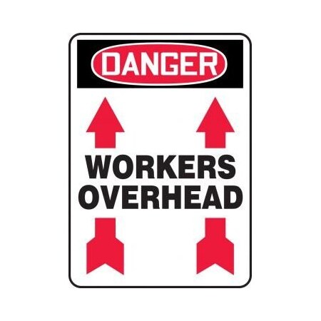 OSHA DANGER SAFETY SIGN WORKERS MEQM185XP